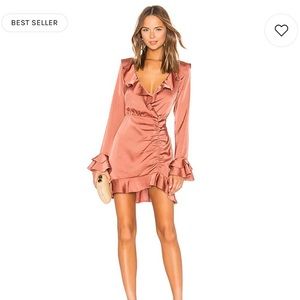 Nelly Mini Dress in Terracotta Brown Used once